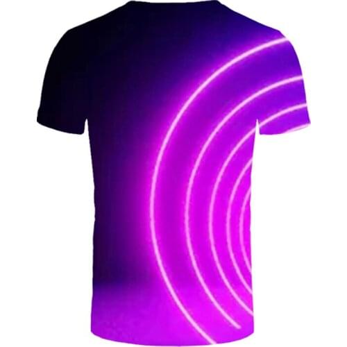 2021New Fashion Geometric Print Mens T-Shirts 3D Printed Fun Street Sports Mens And Womens Plus T-Shirts