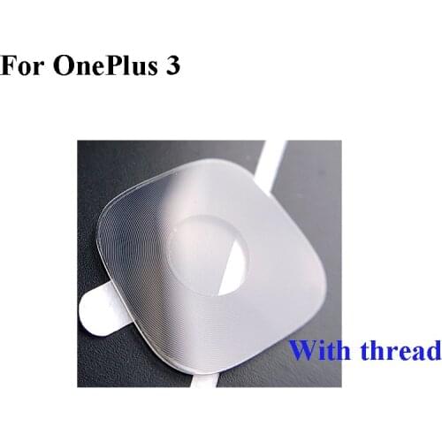 Original New For OnePlus 3 Three A3000 Rear Back Big Camera Glass Lens Cover with Adhesive Sticker Repair For OnePlus3 A 3000