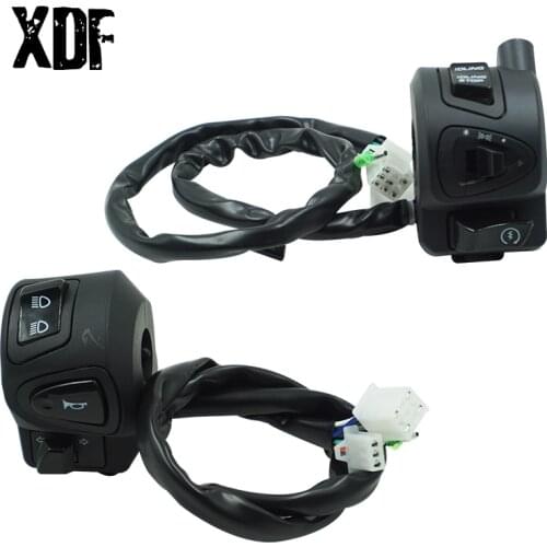 Motorcycle Handle Bar Switches 7/8" 22mm Horn Turn Signal Headlight Fog Light Start Kill Handlebar Controller Switch Buttons