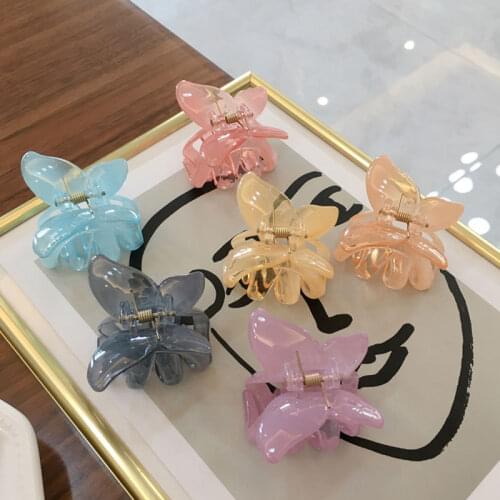 Mini Hair Clips Claw Clip Elegant Butterfly Shape Hair Claw Hair Clips for Hair Lovely Hair Barrette Woman Hair Accessory