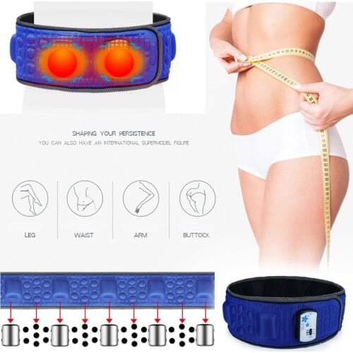 20 Magnet Body Shaper Massager Vibration Belt Slimming Tummy Fitness Lose Weight Fat Burner Anti Cellulite Massage Relax Therapy
