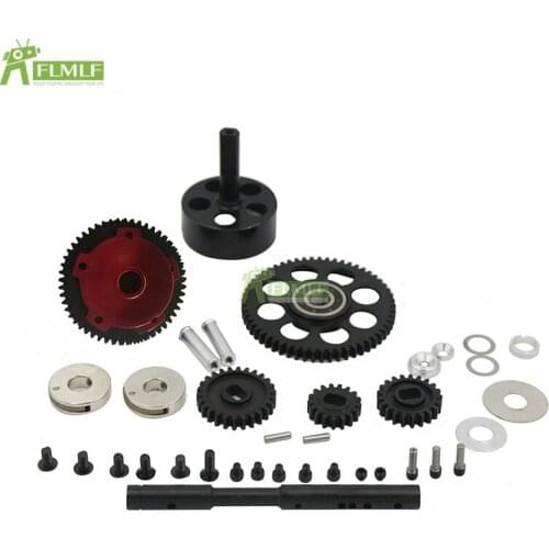 3 Speed Transmission Gear System Kit Fit for GTB Racing HPI ROVAN KM BAJA 5B 5T 5SC RC Car Upgrade Parts