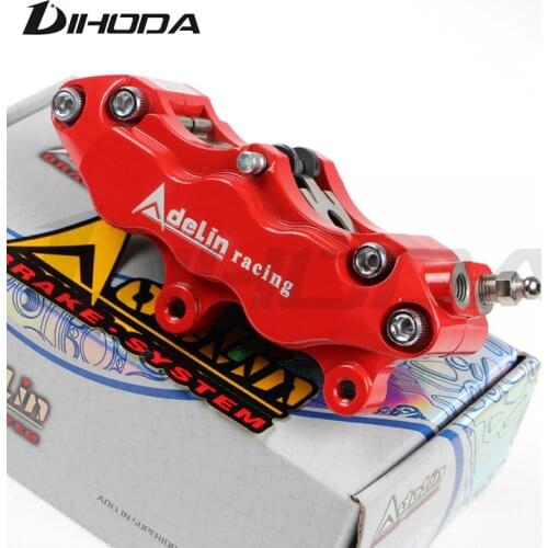 Adelin ADL-6 Motorbike Brake Calipers 6 Pistons Forged Aluminum For Honda Yamaha Kawasaki Scooter Dirt Bike Street Bike Modify
