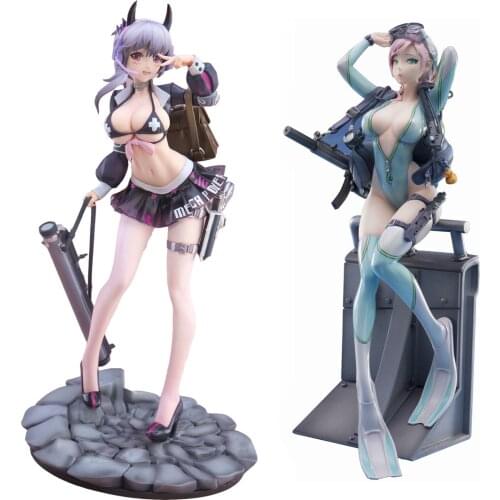 Anime DAMTOYS After-School Arena All-Rounder ELF Bullseye Orcus Froggirl Aegir PVC Action Figure Toy Game Statue Model Doll Gift