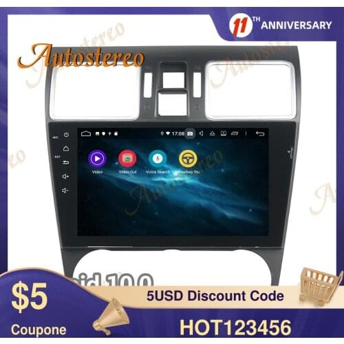 Car No DVD Player Android 10 8 Core GPS Navigation For Subaru Forester WRX 2013-2017 Auto Radio Head Unit Multimedia Player DSP