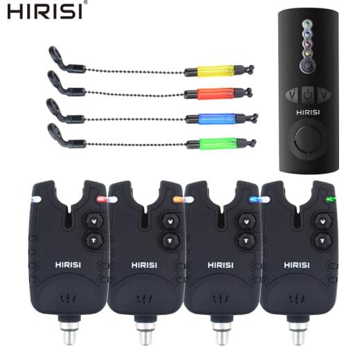Wireless Carp Fishing Alarm Set 1+4 Waterproof Fishing Alarm Indicator SQ-4