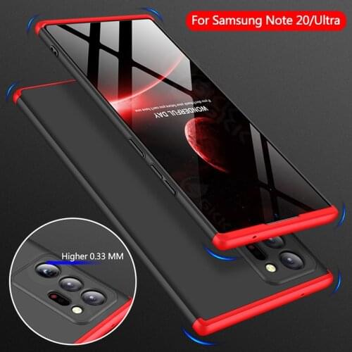 360 degree Protection Case For Samsung Galaxy Note 20 Ultra Case Shockproof Hard Matte PC Cover For Samsung Note 20 Ultra Coque