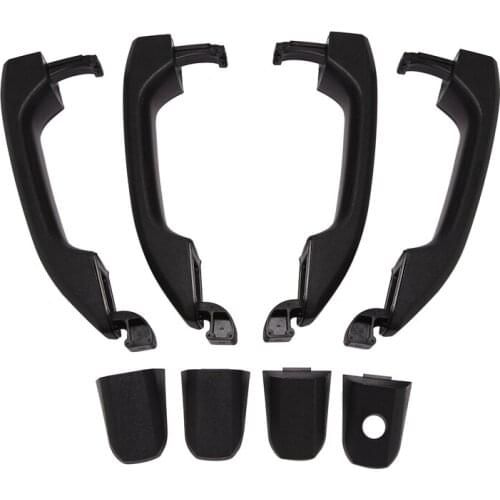 4 Pcs Black Door Handles for Chevy Silverado GMC Sierra 23236150