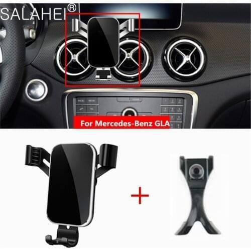 Mobile Phone Holder For Mercedes-Benz GLA 45 amg X156 CLA W117 C117 GLA200 GLA250 COUPE Bracket Phone Holder Clip Stand in Car