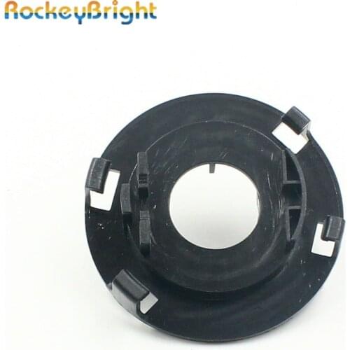 Rockeybright 2*H7 HID XENON BULB HOLDERS ADAPTERS BASE for KIA TUCSON carnival 2015 H7 HID Bulb Retainer Clips Adapter Holder