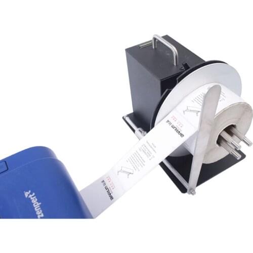 Label Rewinder Two-way Automatic Rewinder Self-adhesive Barcode Machine Adjustable Speed Clothing Tag Reeler