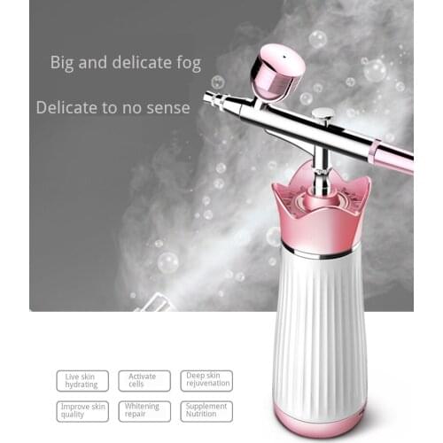 High Pressure Atomization Oxygen Injection Instrument Household Designed for Women Skin Care Machine Home Spa Facial Beauty Tool