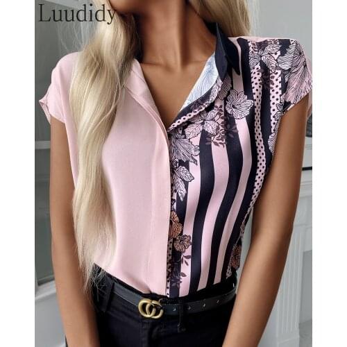 Luudidy Short Sleeve Shirts For Women