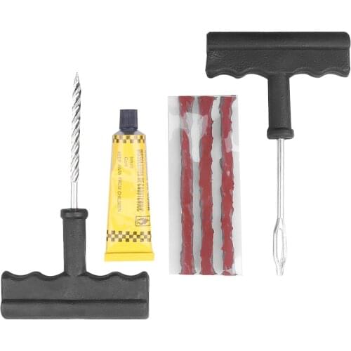 DIY Quick Car Tire Repair Kit Suitable Rubber Tires Outdoor emergency restoration for Nail puncture Auto Truck Motorcycle TM-X9
