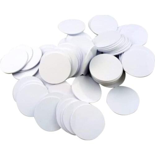 Ntag215 NFC Tags,Blank PVC Coin NFC Cards Compatible with All NFC Enabled Mobile Phones & Devices-(30PCS)