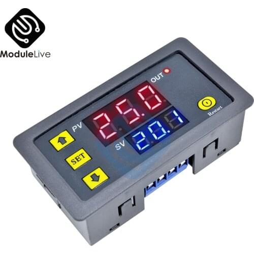 AC 110V 220V DC 12V Digital Timing Delay Relay Module Cycle Timer Relay Dual LED Display Timer Control Switch Adjustable New