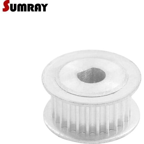 SUMRAY 3M 25T D type Timing Belt Pulley 5*4.5/6*5/8*7/10*9mm bore 11/16mm width D type Stepper Motor Pulley for Sewing Machine