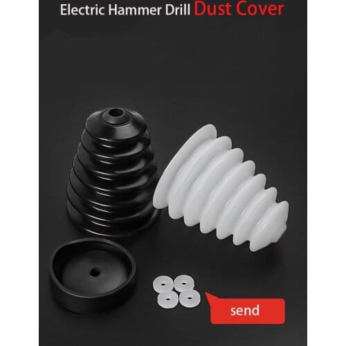 Rubber/Silicone Dust Protective Cover Electric Hammer Ash Bowl Dustproof Device Impact Shield Hood Drill Power Tool 1Pcs