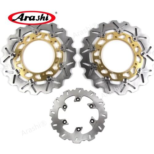 Arashi 1 Set For YAMAHA YZF R THUNDERACE 1000 1996-1998 CNC Front Rear Brake Disc Rotors 1996 1997 1998 YZF R1 XJN600 TDM900