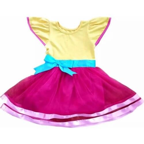 Christmas Dress Girl Cotton Tulle Princess Costume Girls Dresses Kids Cosplay Costume Baby Girl Clothes