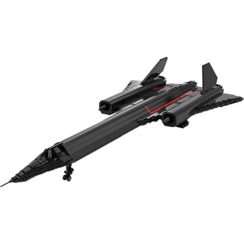 Jet Aircraft SR-71 High-speed Strategic Scouting Aircraft Space Wars Fighter MOC Building Blocks Battle Bricks Aircraft Toy Gift