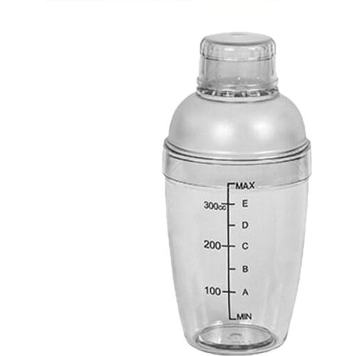 700ml Shaker Hand Shake Cup Cocktail Shaker Transparent Mixer Cup Clear Bar Shaker Wine Milk Tea Shaker Cup With Scale Drinkware