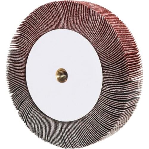 1Pc 4 Inch Flap Wheels 100xM10 sandpaper Grinding Wheels Sanding Disc polishing of Metal Wood