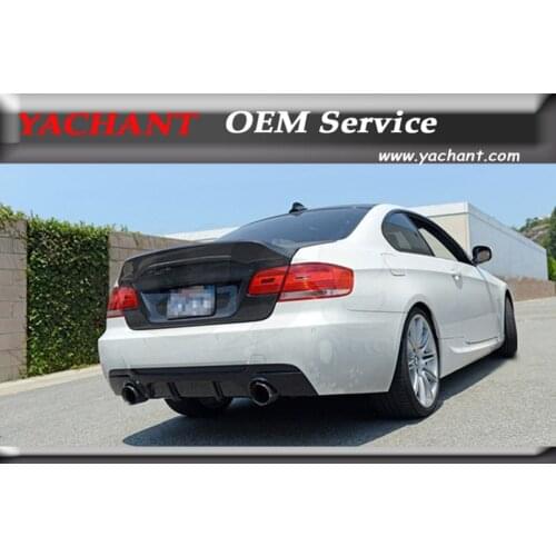 Car-Styling Carbon Fiber Rear Trunk Boot lid Fit For Fit For 2006-2011 E92 & E92 M3 AM Ericsson Style Trunk Boot Lid Tailgate