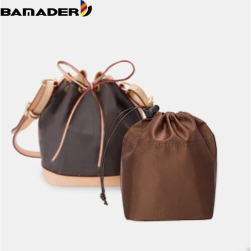 Liner Bag Fit For Bucket Bags Drawstring Cosmetic Bag Round Waterproof Makeup Bag Fashion Travel Insert Organizer Make up Bag