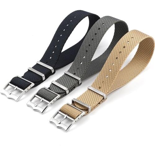 High Quality Nylon Nato Strap Premium Seatbelt Watchband 20mm 22m Military Wristband for Tudor Watch Replacement