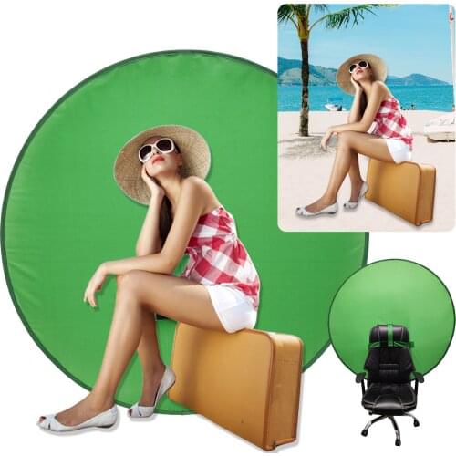 142cm Green Screen Live Photography Props Portable Chroma Key Background Photos For YouTube Video Studio Backdrops Portable