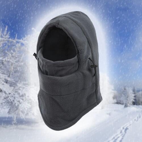 Winter Skiing Mens Cold Warm Fleece Hat Bandana Men Cycling Cap CS Outdoor Riding Sports Hoods Masked Caps Polyester