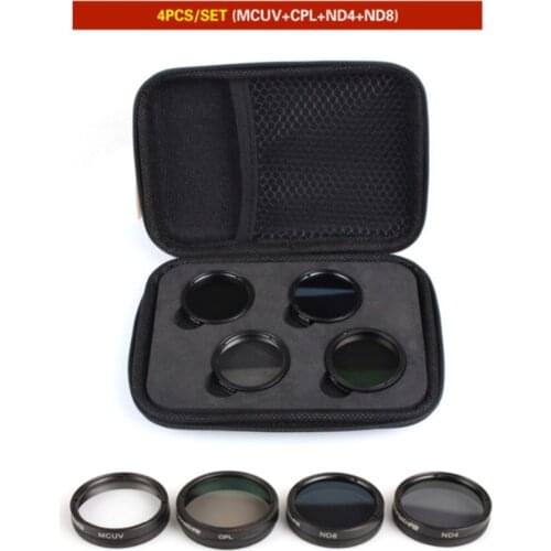 4Pcs Filters Set ND4+ND8+MCUV+CPL Multi-layer Coating Lens Filter Kit for for DJI Phantom 4 PRO/ PRO+/Advanced+ Free Shipping