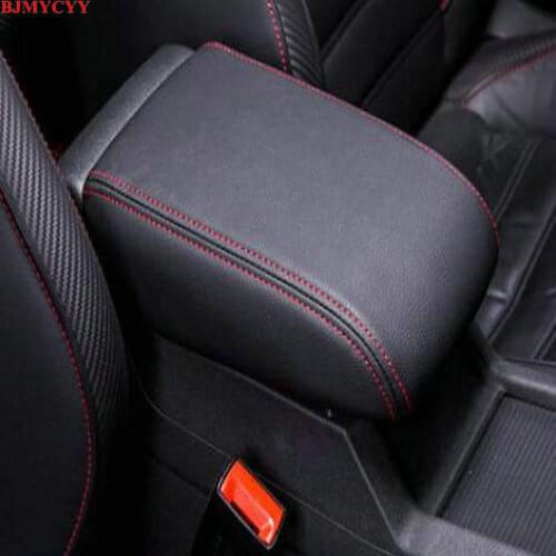 BJMYCYY Car-styling Interior trim for automobile armrest case decorative sleeve Accessories For for Volkswagen Lamando