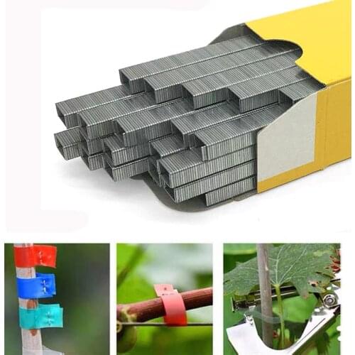 HEMAN 20000pcs Staple pin Nail Tape Tool Tapetool Tapener Tying fruit tree Secateurs Machine Pack Plant Garden Trunk Connect