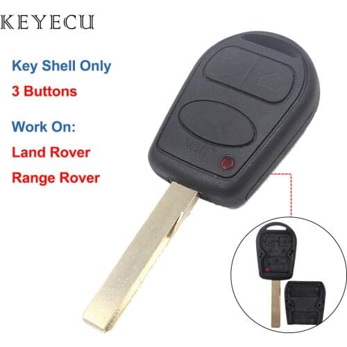 Keyecu for Land Rover Range Rover L322 HSE Vogue 2002 2003 2004 2005 2006 Car Remote Key Shell Case Fob