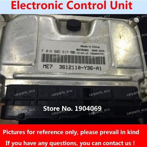 Engine Computer Board F01R00D613 F01RB0D613 3612110-Y36-A1 M7.9.7 ECU 0261S04542 3610200-E10/0261B08498 For Great Wall Peri Car