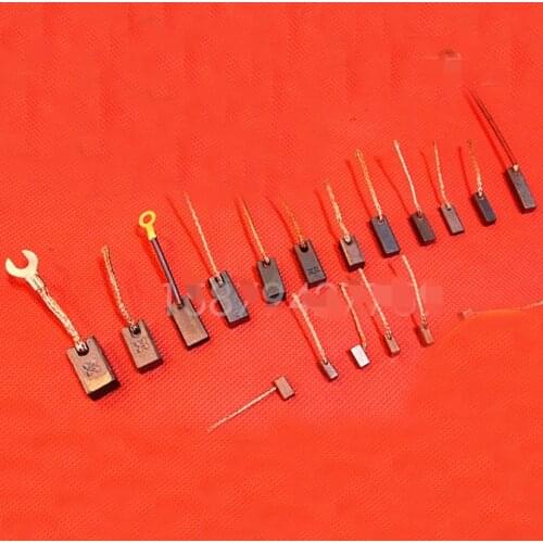 Micro motor car wiper brush carbon brush 2.5x3x4x5x6x6.3x7x8x9x10x12x12.5x14x15x16x17x18x19x20x25mm