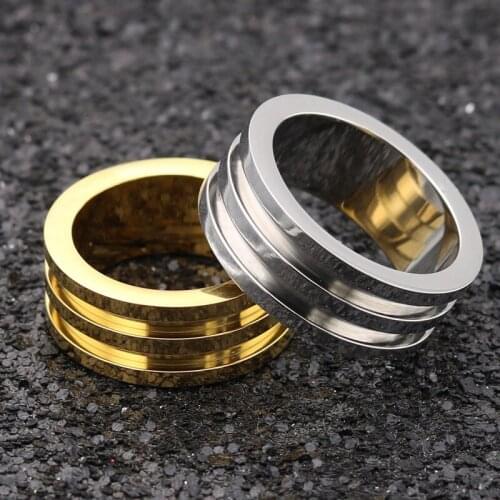 Steam punk ring for men wedding ring sets for women and men accessories stainless steel gold ring 2020 engagement ring punk
