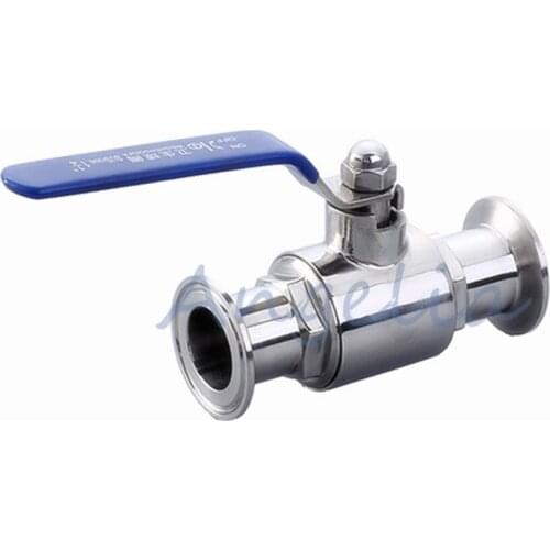 1" Stainless Steel 304 Straight Clamp Sanitary valves Ball Valve Water Oil
