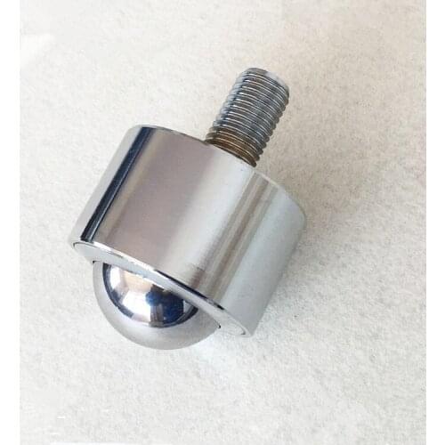 4pcs KSM22-FL Universal Ball Bearings / M10 screw jack, 360 degrees, bulls eye wheel,straight universal ball / casters