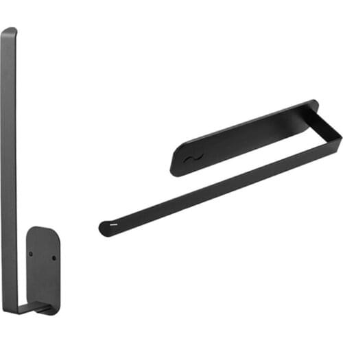 Kitchen Paper Towel Holder Under Cabinet Wall Mounted Magnetic Tissue Roll Holder for Shower Bathroom Refrigerator