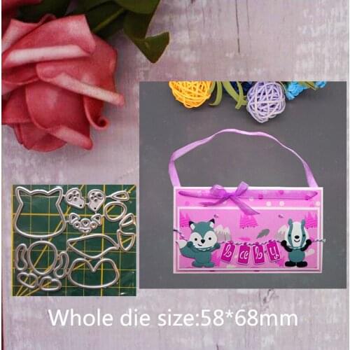 Little Fox metal Cutting Dies New for Craft Dies Scrapbooking for Card Making Album Embossing Paper Stencil Decor