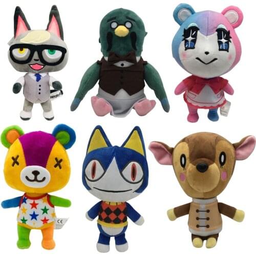 Cute Cartoon Doll Animal Crossing Raymond Punchy Celeste Diana Marshal Zuck Plush Toy Tom Plush Stuffed Doll Gift Toy for Kid