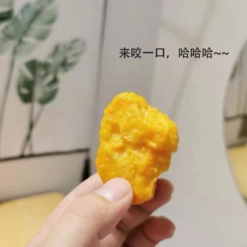 Fashion Fried Chicken Nuggets Hairpins Girls Simulation Food Hair Accessories Unique Design Cute Exaggerated Gifts for Children
