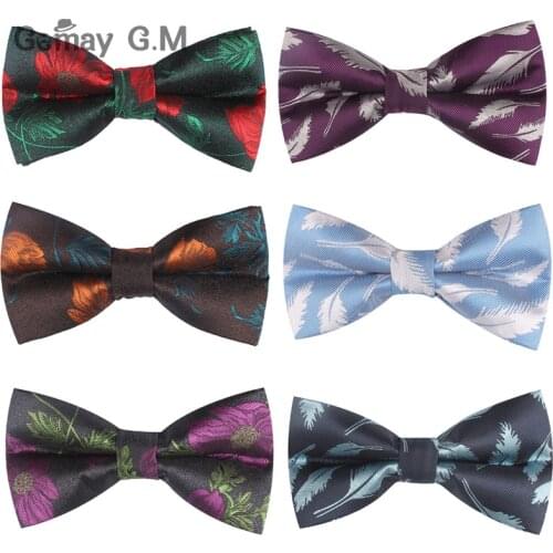 Men Bow Tie Classic Shirts Bowtie For Men Business Wedding Bowknot Adult Floral Bow Ties Butterfly Suits Cravats Bowties