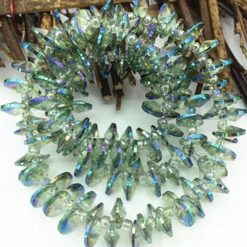 New fashion multicolor bicone shape 4*8mm crystal spacers glass loose beads diy jewelry findings accessories 140pcs B2858
