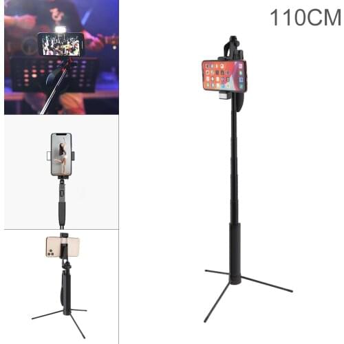 Portable Integrated Selfie Stick Tripod Live Stabilizer Fill Light Mobile Phone Bracket Bluetooth Remote Control for Live Video