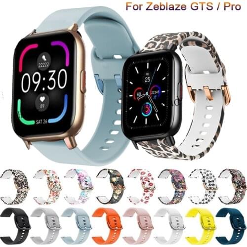 20mm Band Silicone Straps For Zeblaze GTS / Pro Smart Wristband Bracelet For Huami Zepp E WristStrap For Amazfit GTS 2 2e Correa