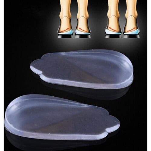 1 Pair Silicon Gel Heel Cushion Insoles Soles Relieve Foot Pain Protectors Spur Support Shoe Pad High Heel Inserts Massager Foot